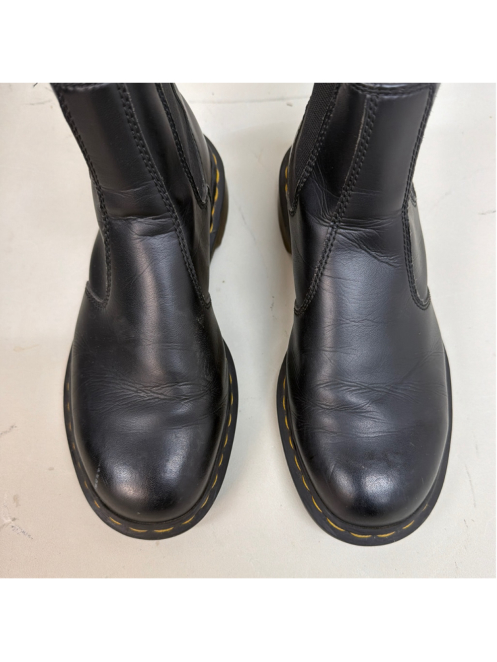 Dr Martens 2976 Black Leather Chelsea Boots Sz M8/W9! - Picture 2 of 7